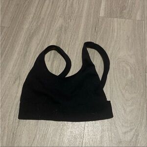 Black Sports Bra